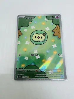 Solosis Illustration Rare IR 118/086 Sv: Black Bolt Holo Pokemon TCG NM - Image 1
