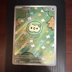 Pokemon Solosis SV: Black Bolt Illustration Rare Holo 118/086 Basic HP40 Rollout - Image 1
