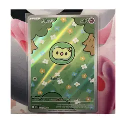 Pokemon Solosis 118/086 Sv: Black Bolt Illustration Rare Holo Basic 40HP English - Image 1