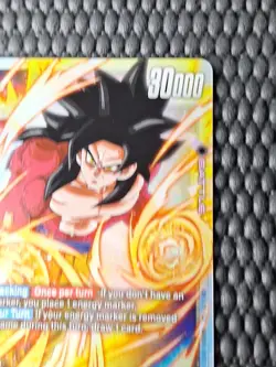 Son Goku GT Dragon Ball Super Card Game Fusion World Raging Roar FB03-140 Holo - Image 3