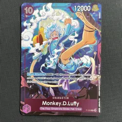 One Piece TCG Monkey D Luffy P-099 Promo Card Game Event Pack Vol. 8 Gear 5 - Image 1