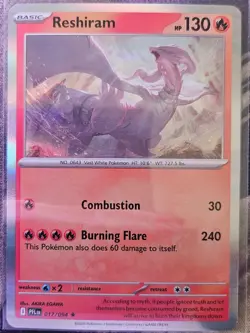Reshiram (Cosmos Holo) 017/094 Rare Prize Pack Series Cards Pokemon Near Mint - Image 1