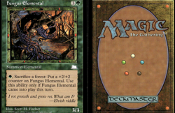 Magic the Gathering -MTG-Fungus Elemental - Image 1