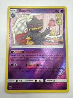 Pokemon Card Banette Celestial Storm Reverse Holo Rare 65/168 Near Mint - Image 1