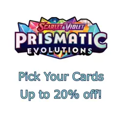 Prismatic Evolutions - Pick Your Cards - Common, Uncommon, Reverse Holo, Holo - Image 1