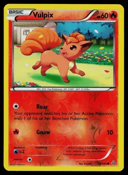 Pokemon Card - Vulpix XY - Primal Clash 20/160 Common Reverse Holo - Image 1