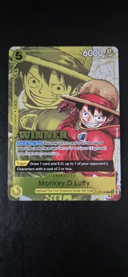 Monkey.D.Luffy (Winner Pack 2026 Vol. 2) P-106 One Piece Promotion Cards - Image 1