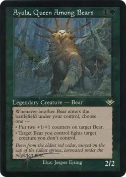 Ayula, Queen Among Bears (Retro Frame) (Foil Etched) -Foil Near Mint MTG - Image 1