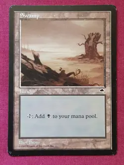 Magic The Gathering TEMPEST SWAMP C land card MTG - Image 1