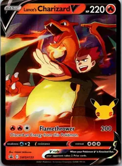 SWSH: Sword & Shield Promo Cards #SWSH133 Lance's Charizard V - Image 1
