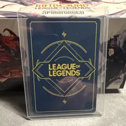 League of Legends Riot Games Aphelios Exalted Spiritforged Card 224/221 TCG - Image 2
