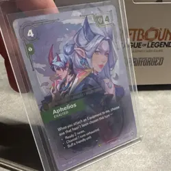 League of Legends Riot Games Aphelios Exalted Spiritforged Card 224/221 TCG - Image 3