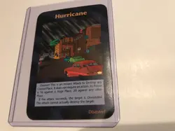 HURRICANE : Illuminati INWO CCG Plot card, 1996 Limited Original TCG, Disaster - Image 1