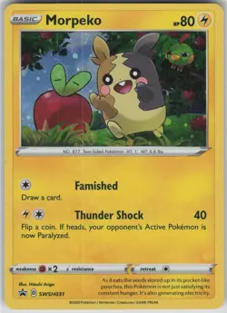 Morpeko - Holo Promo SWSH: Sword & Shield Promo Cards SWSH031 LP - Image 1
