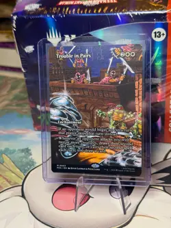 Trouble in Pairs - TMNT - 0003 - NM - Borderless - Mythic Rare - MTG - Image 1