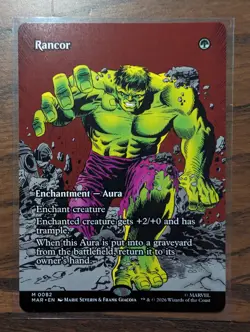 MTG Rancor SHOWCASE Regular NM Marvel Universe MAR #082 Mythic Rare - Image 1