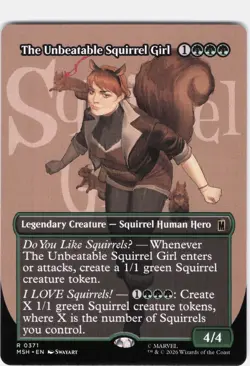The Unbeatable Squirrel Girl #371 Marvel Super Heroes Borderless Regular Rare - Image 1