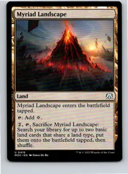 Magic the Gathering Myriad Landscape Commander: March of the Machine MTG - Image 1