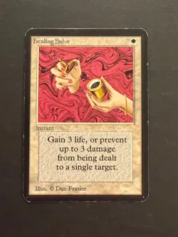 Healing Salve Alpha HP MTG Magic the Gathering - Image 1