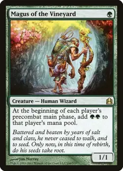 Magus of the Vineyard Commander 2011 MP MTG - Image 1