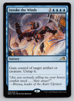 Invoke the Winds - Kamigawa: Neon Dynasty MTG - Image 1