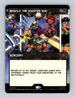 Magic the Gathering - Behold the Sinister Six! (Borderless) (SPM) #221 - Image 1