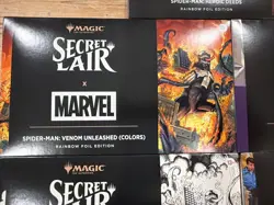 Magic the Gathering Secret Lair-Marvel Spider-Man Rainbow Foil Lot NEW SEALED - Image 3