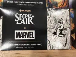 Magic the Gathering Secret Lair-Marvel Spider-Man Rainbow Foil Lot NEW SEALED - Image 4