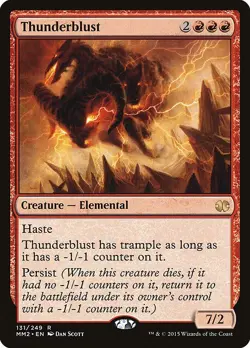 MTG RARE REGULAR - MM2: NM- THUNDERBLUST 131/249 - Image 1