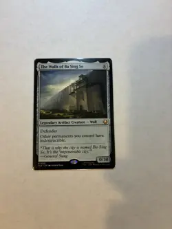 Magic The Gathering The Walls of Ba Sing Se Legendary Artifact Creature Wall MTG - Image 1