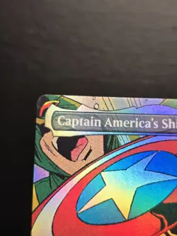 Captain America's Shield (Borderless) (0317) Marvel Super Heroes Foil - Image 3