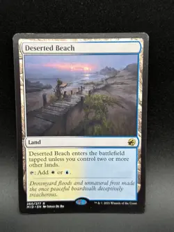 MTG Deserted Beach R Innistrad: Midnight Hunt #260 - Image 1