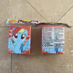 Lot Of 2 Ultra Pro My Little Pony Rainbow Dash Full-View Deck Box - Image 1