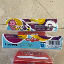 Lot Of 2 Ultra Pro My Little Pony Rainbow Dash Full-View Deck Box - Image 2