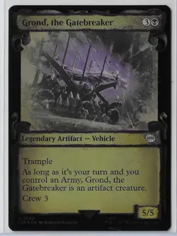 MTG Grond, the Gatebreaker Showcase FOIL Lord of the Rings (LTR) #0540 Unplayed - Image 1