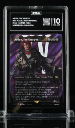 Ardyn, the Usurper (Borderless Surge Foil) Final Fantasy, MTG- Prof. Grading 10 - Image 1