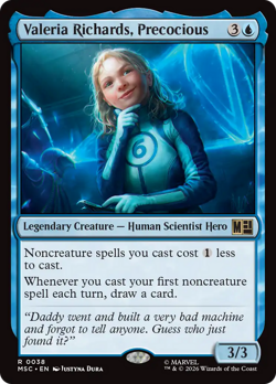 Valeria Richards, Precocious - 38 - MSC - Near Mint - MTG - Image 1