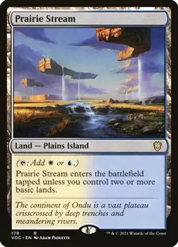 MTG Prairie Stream ** Crimson Vow Commander ** English - Image 1