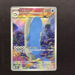 The Pokemon Company Wailord 162/159 SV09 Journey Together IR Holo EN 240 HP - Image 1