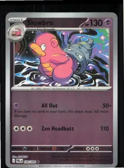 Slowbro 030/084 Uncommon Pitch Black Pokemon Reverse Holo Near Mint - Image 1