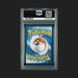 2025 Team Rocket's Meowth Sv10 203/182 IR Holo EN PSA 10 - Image 3