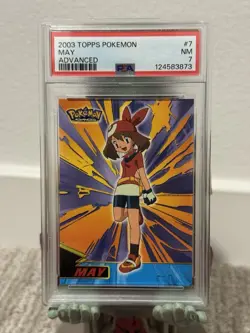 2003 Topps Pokemon Advanced May #7 PSA 7 - Image 1