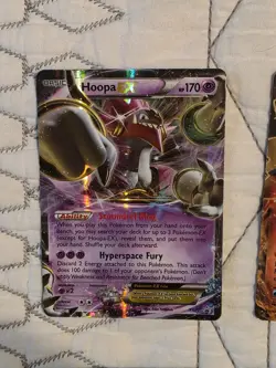 Pokemon TCG XY 5-Card Lot Mega/EX Holo: Hoopa EX, Blaziken, Gardevoir - Image 2