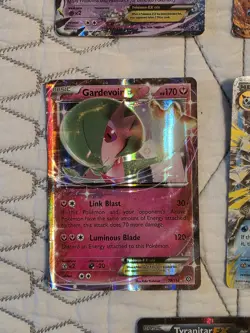 Pokemon TCG XY 5-Card Lot Mega/EX Holo: Hoopa EX, Blaziken, Gardevoir - Image 5