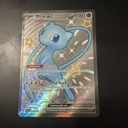 Pokemon TCG Card Mew ex 216/091 Paldean Fates Shiny Full Art - NM - Image 4