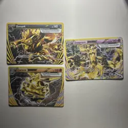 Pokemon TCG XY BREAKpoint Holo BREAK lot 3 cards Zoroark Carbink Trevenant - Image 1