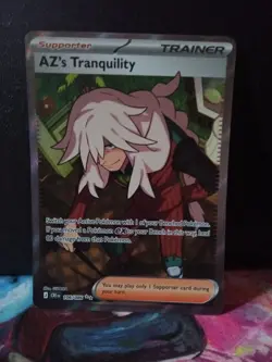 Pokemon TCG Az’s Tranquility Trainer Card Full Art Chaos Rising - Image 1