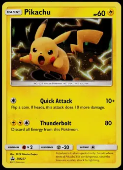 Pikachu - SM227 Sun & Moon Promo - Holo Pokemon MP (Promo) - Image 1