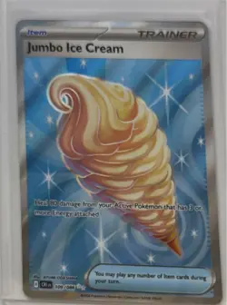 Pokemon TCG : Jumbo Ice Cream 109/086 Me04: Chaos Rising Holo - Image 1