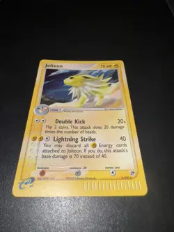 Pokemon Card-Jolteon -Holo-Ex Sandstorm -6/100-ENG-LP - Image 4